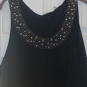 Black elegant tank top
